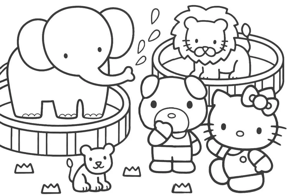 Hello Kitty Ausmalbilder 35