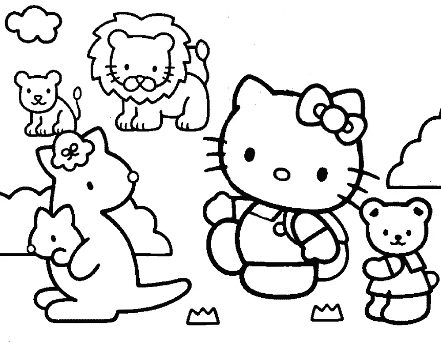 Hello Kitty Ausmalbilder 38