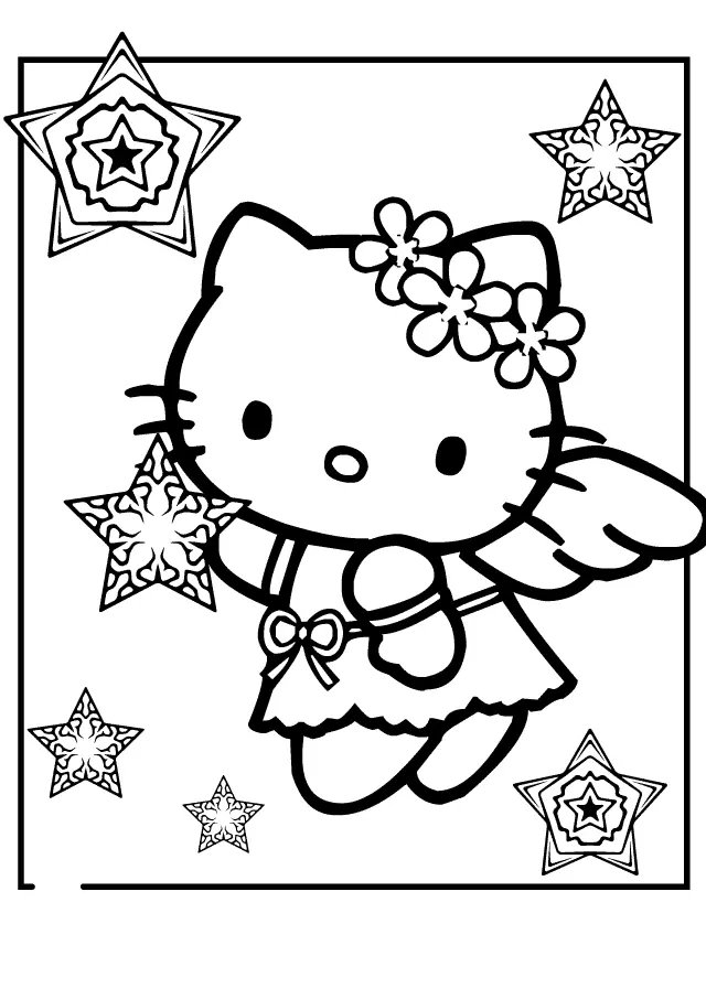 Hello Kitty Ausmalbilder 43
