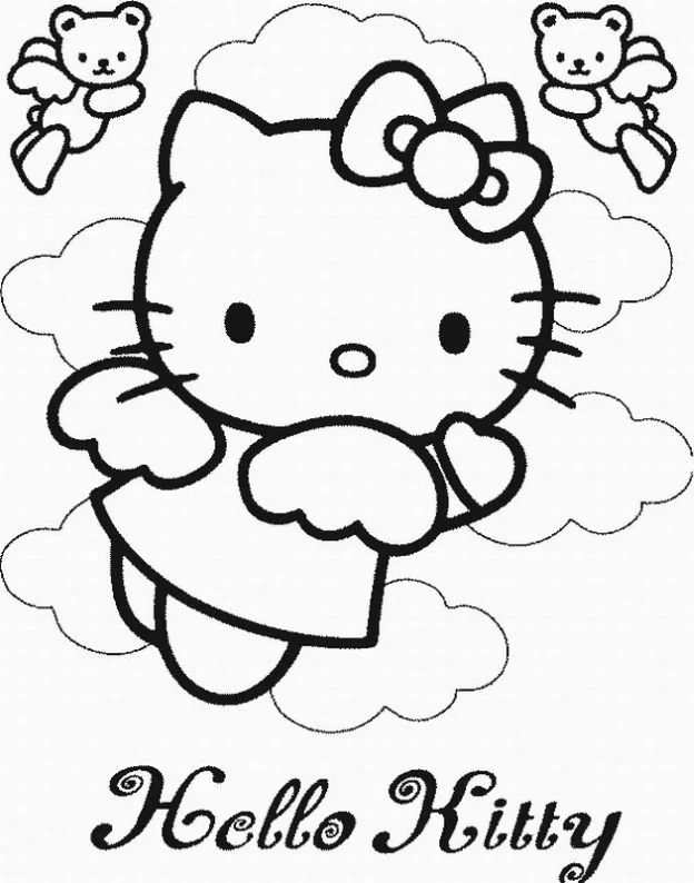 Hello Kitty Ausmalbilder 7