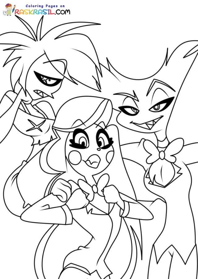 Chefe infernal Para Colorir 9