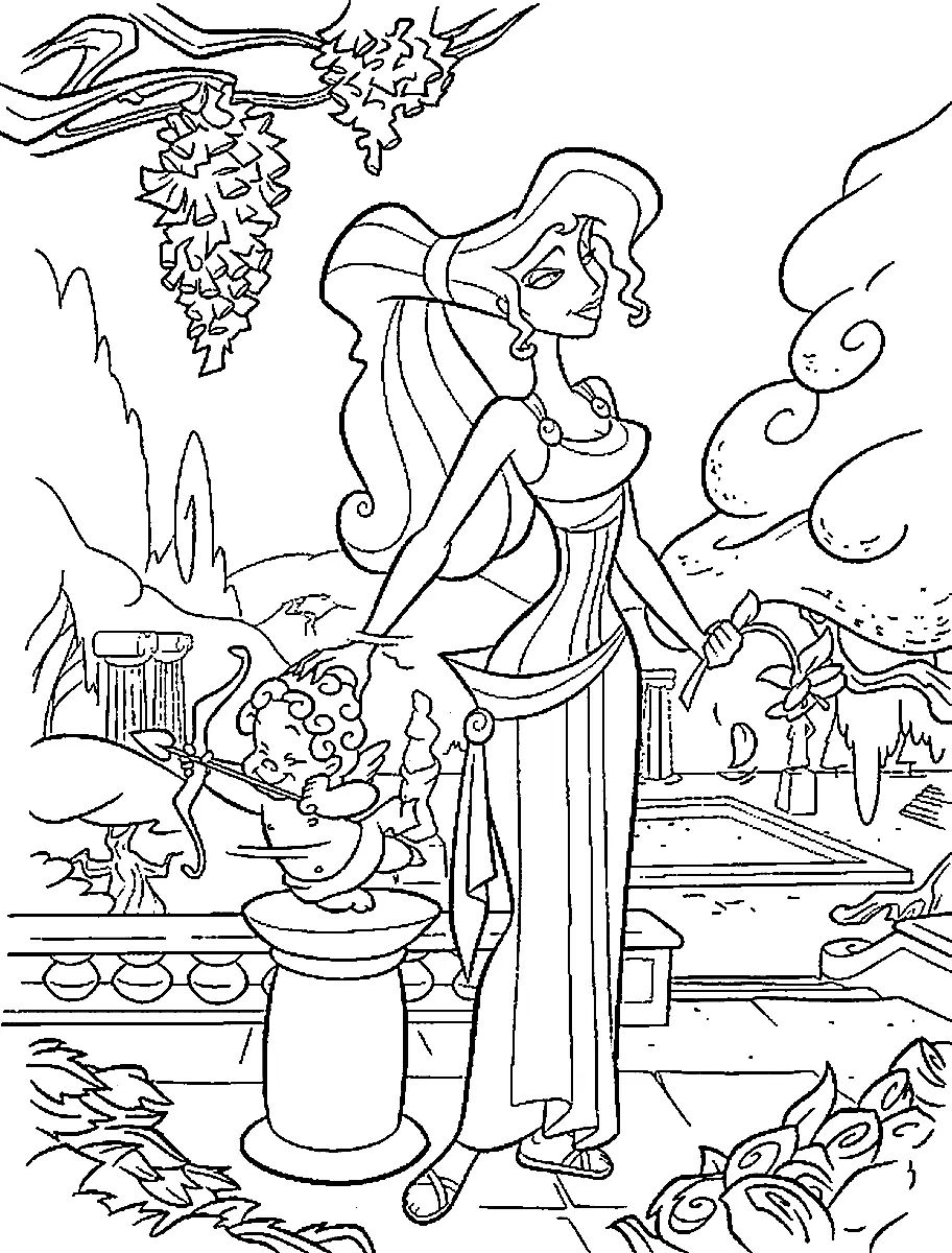 Hercules Ausmalbilder 12