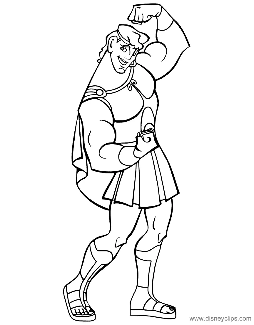 Hercules Ausmalbilder 14
