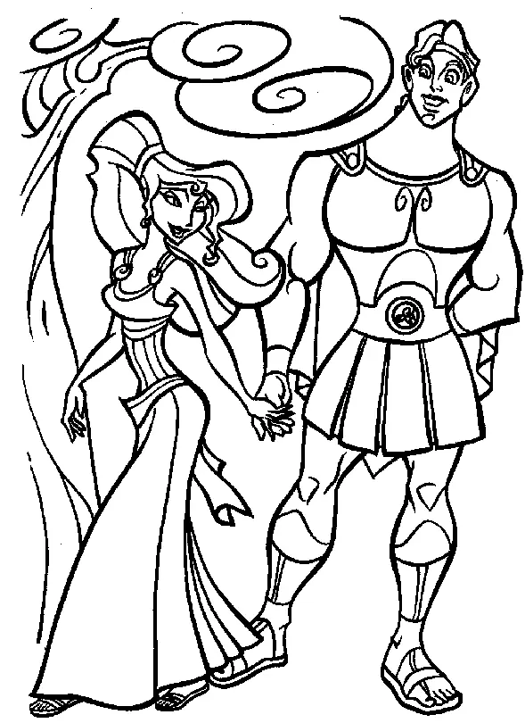 Hercules Ausmalbilder 21