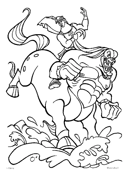 Hercules Ausmalbilder 22