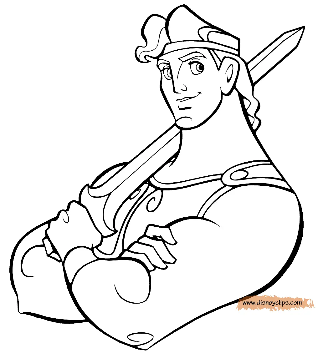 Hercules Ausmalbilder 23