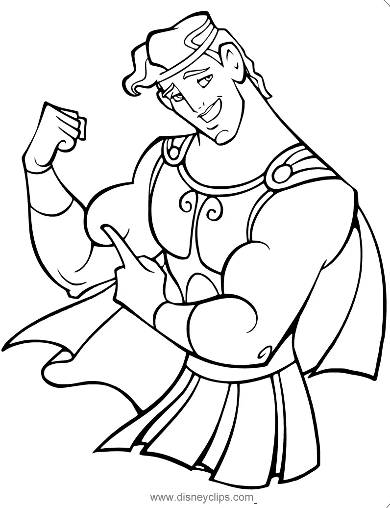 Hercules Ausmalbilder 24
