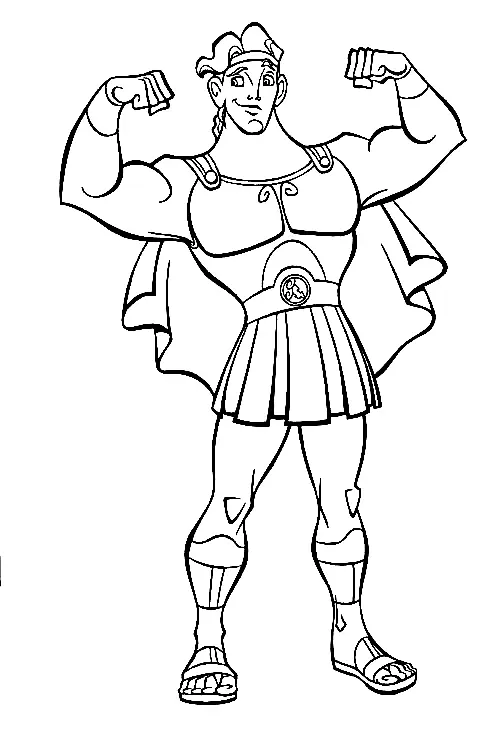 Hercules Ausmalbilder 29
