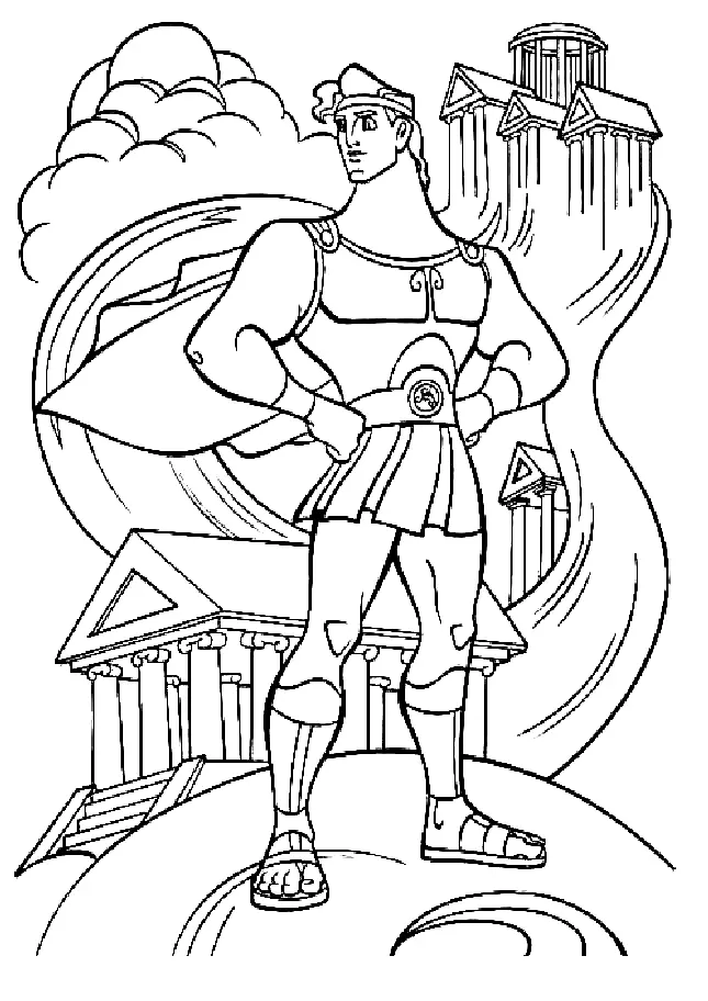 Hercules Ausmalbilder 35