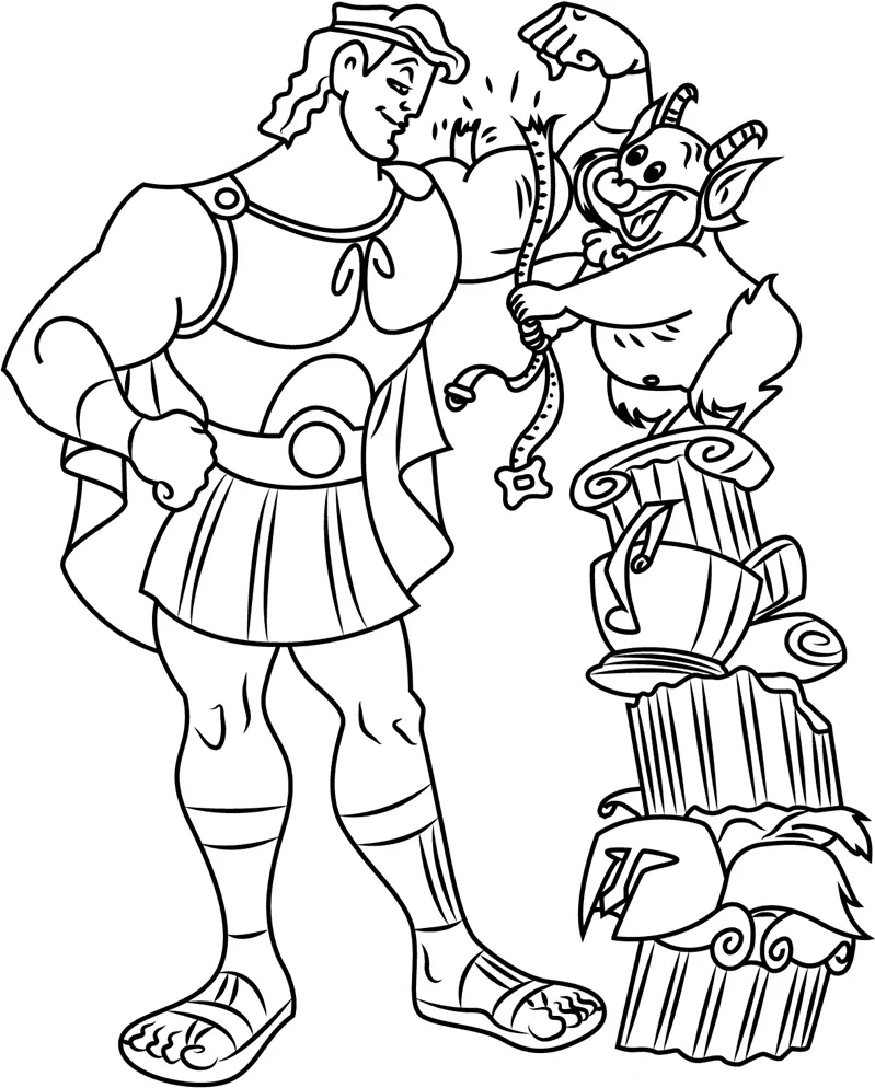 Hercules Ausmalbilder 40