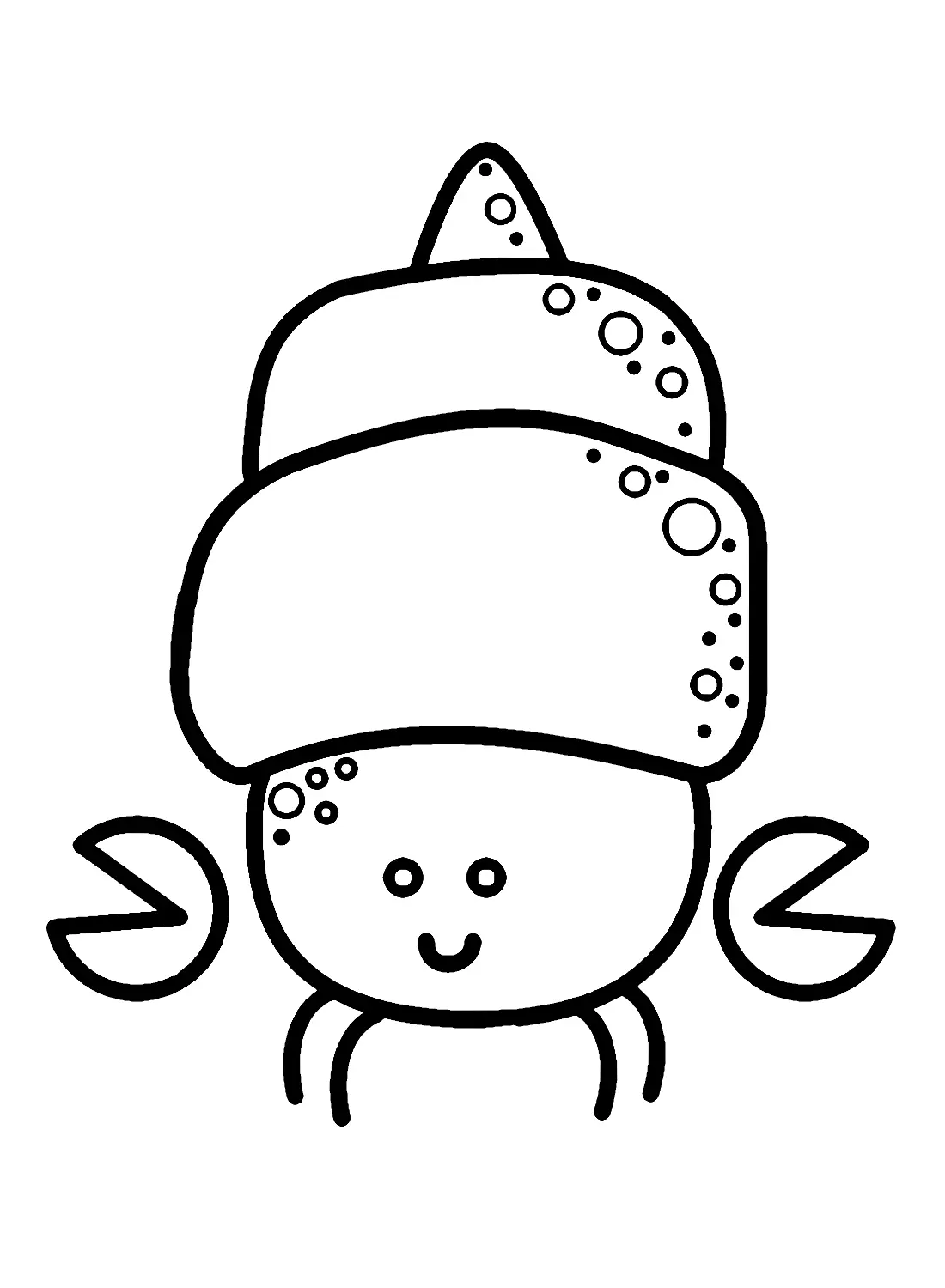 Desenhos de Caranguejo-Ermitao Para Colorir 11