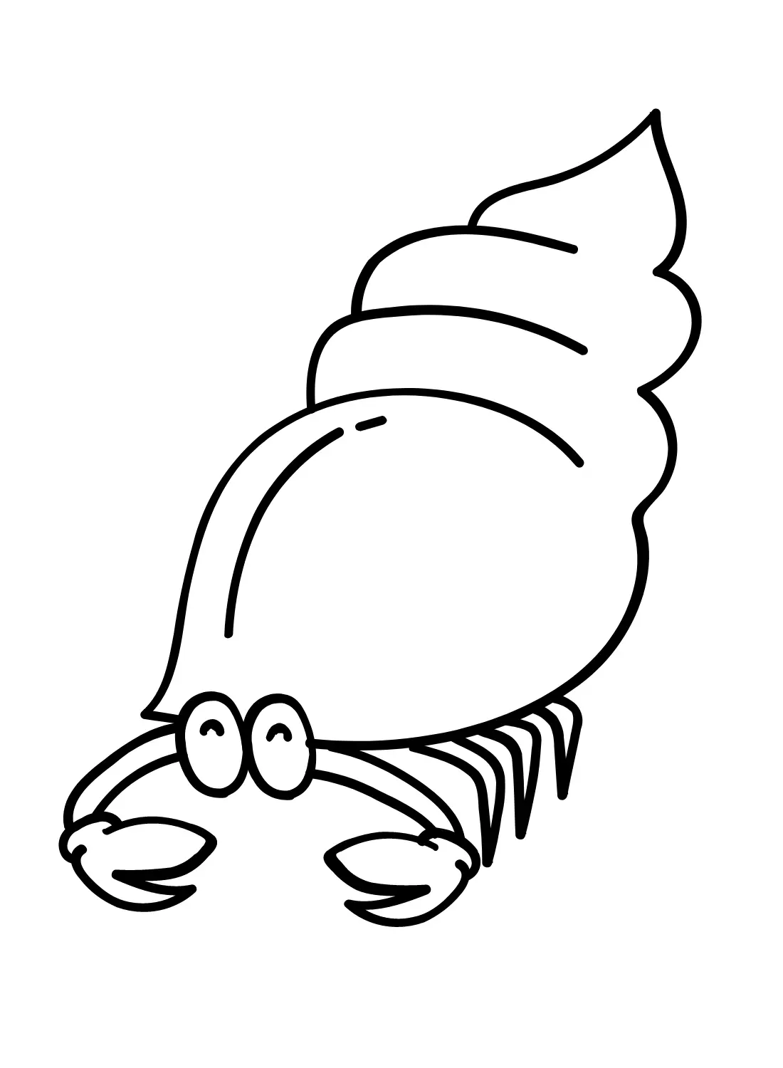 Desenhos de Caranguejo-Ermitao Para Colorir 26