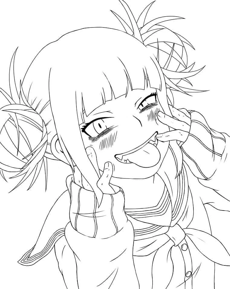 Himiko Toga Para Colorear 16