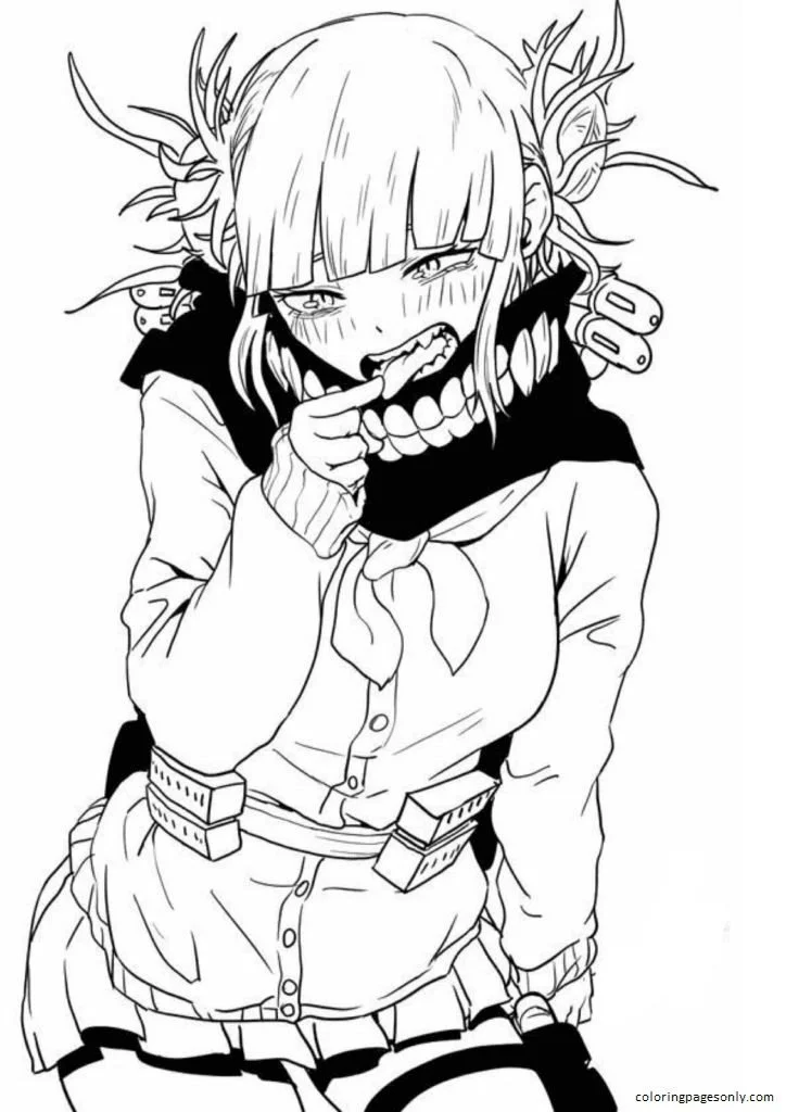 Himiko Toga Para Colorear 17