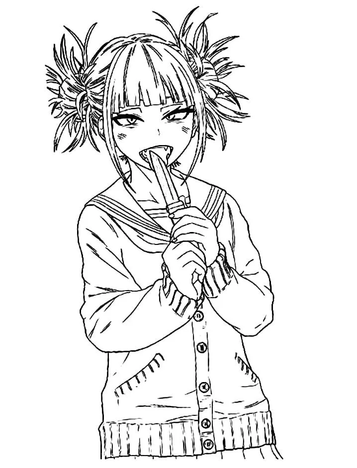 Himiko Toga Para Colorear 19