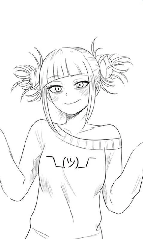 Himiko Toga Para Colorear 21