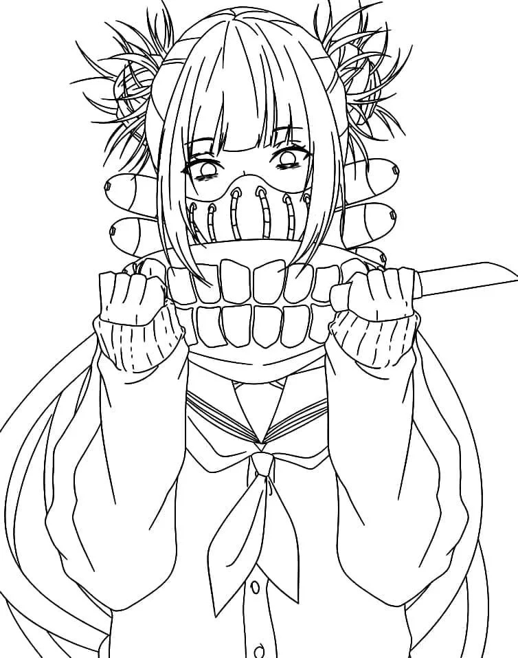Himiko Toga Para Colorear 22