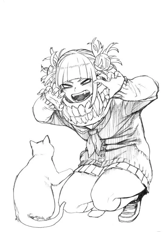 Himiko Toga Para Colorear 23