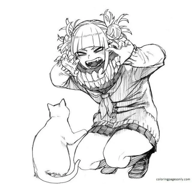 Himiko Toga Para Colorear 29