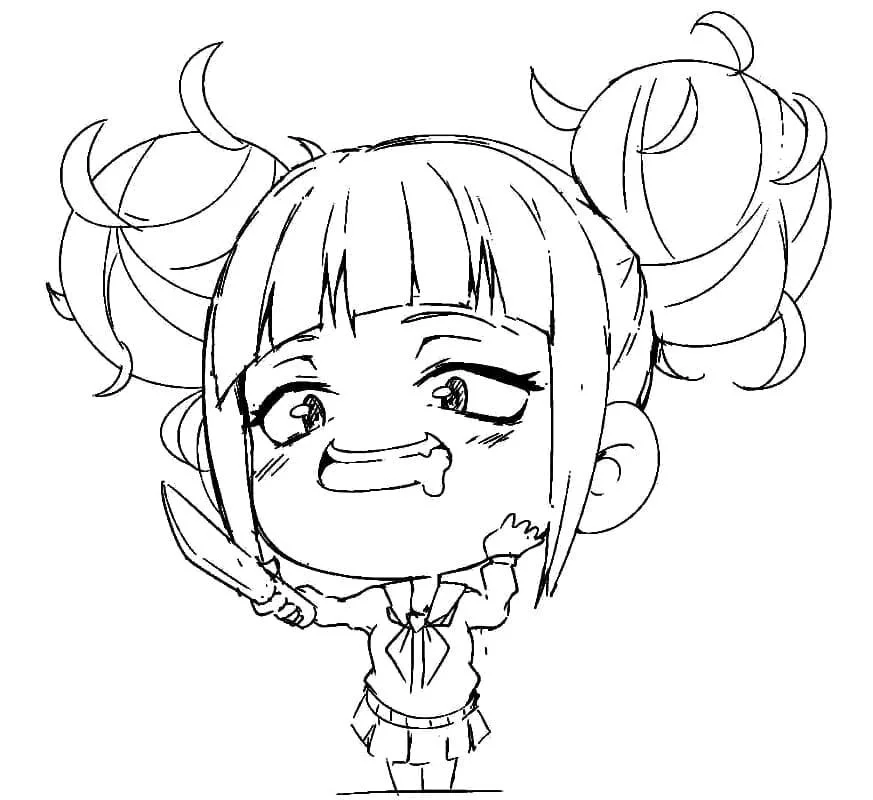 Himiko Toga Para Colorear 30
