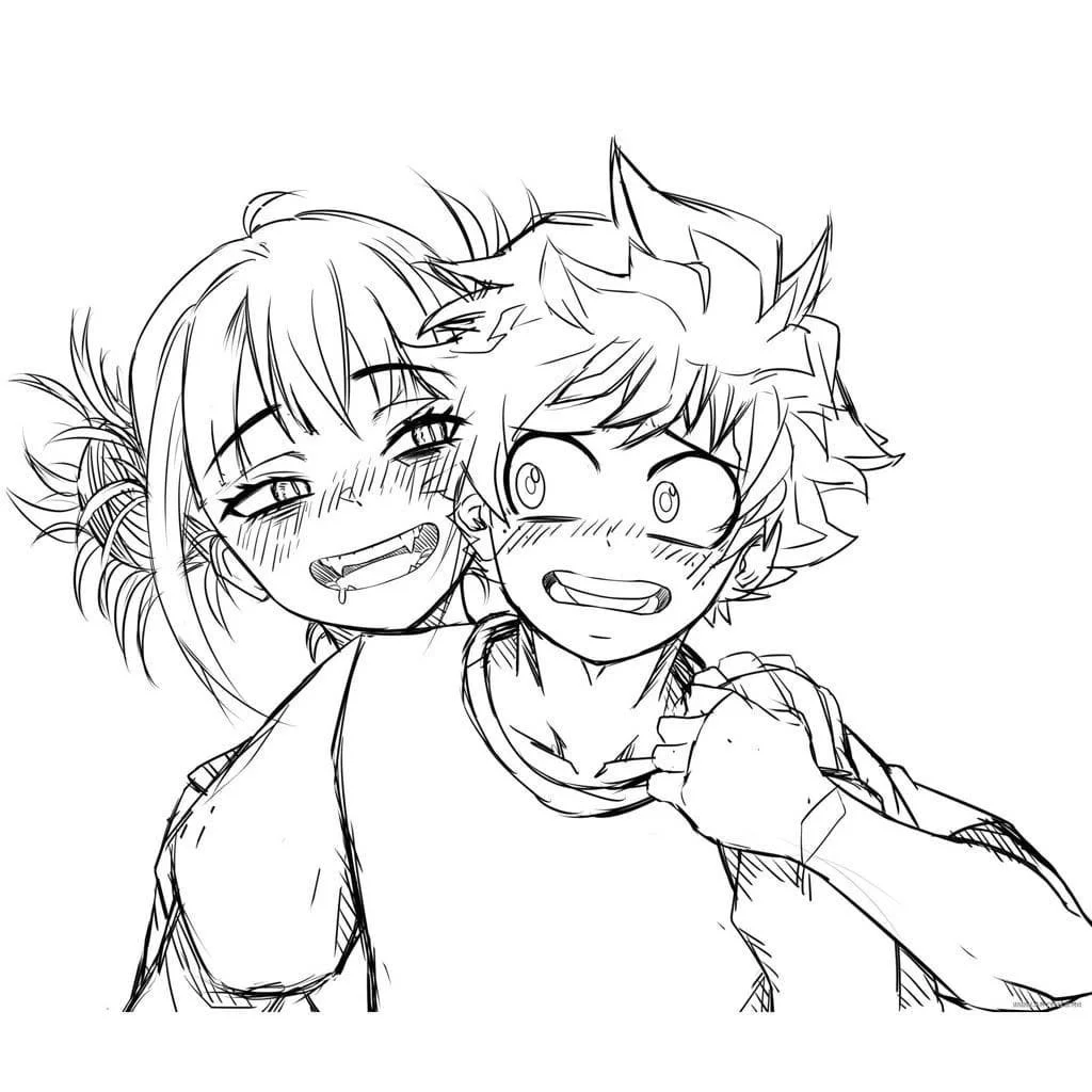 Himiko Toga Para Colorear 32