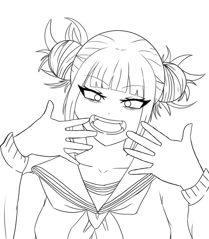 Himiko Toga Para Colorear 35