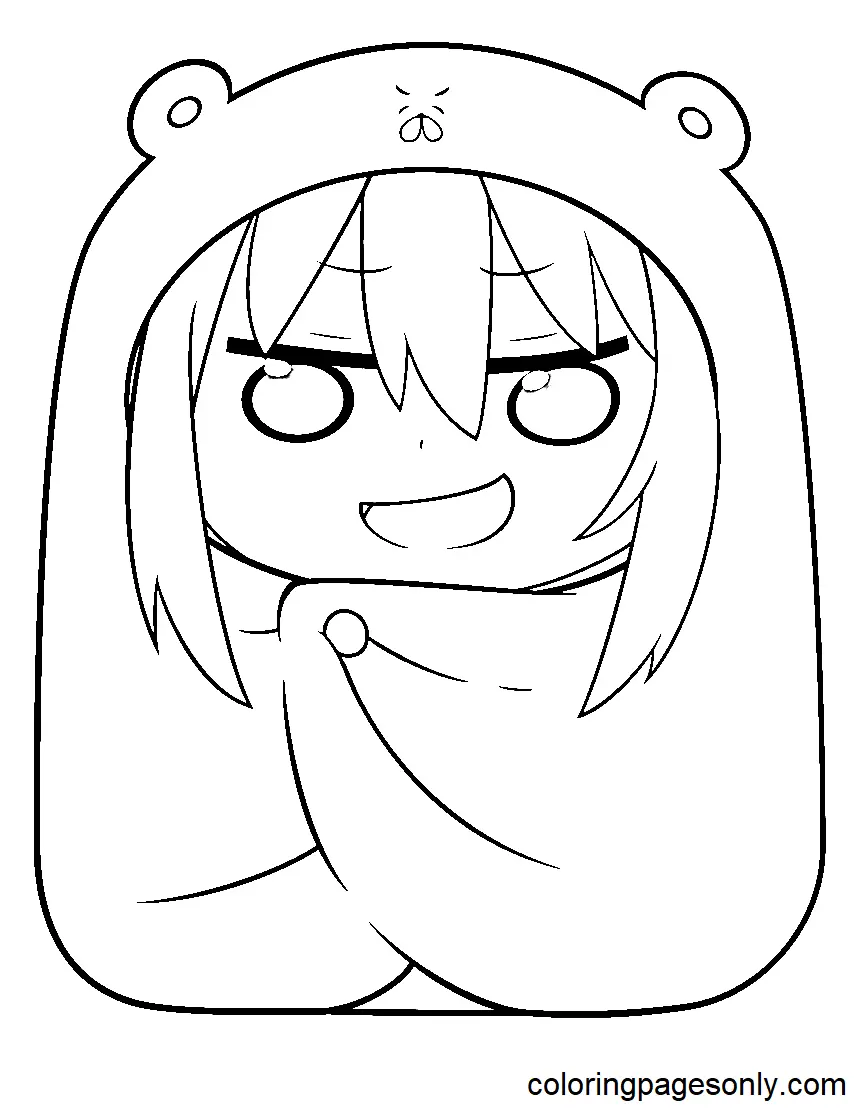 Himouto Umaru chan Coloring Pages 1