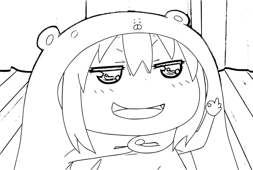 Himouto Umaru chan Coloring Pages 11