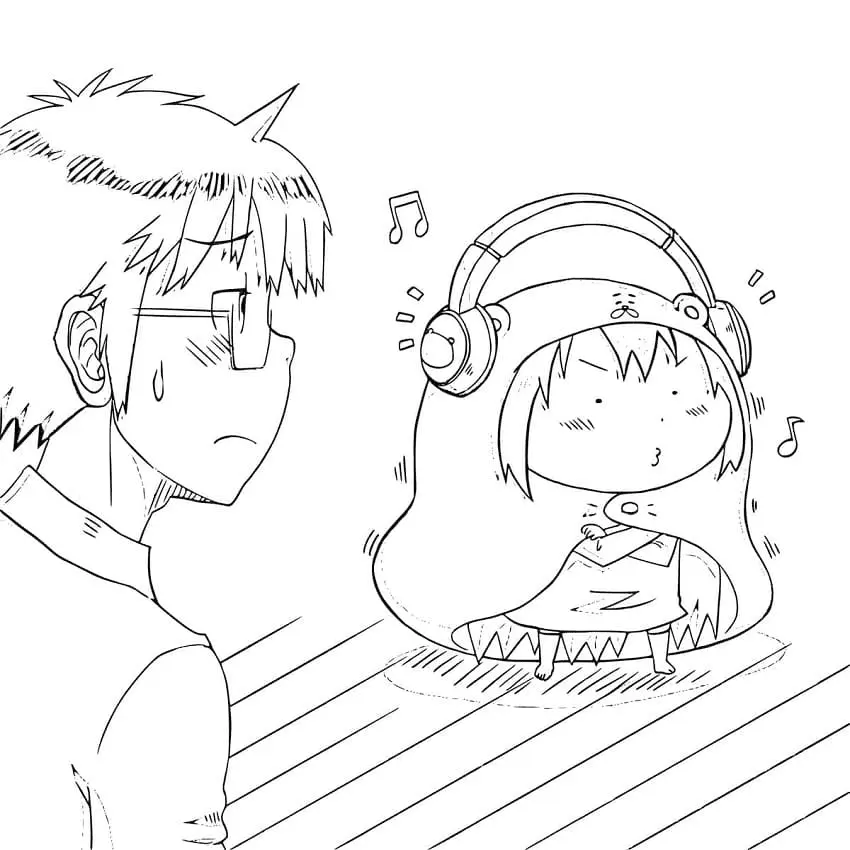 Himouto Umaru chan Coloring Pages 22