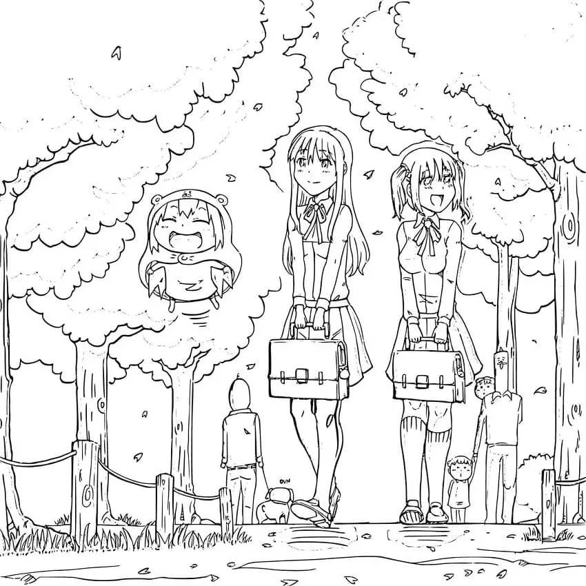 Himouto Umaru chan Coloring Pages 24