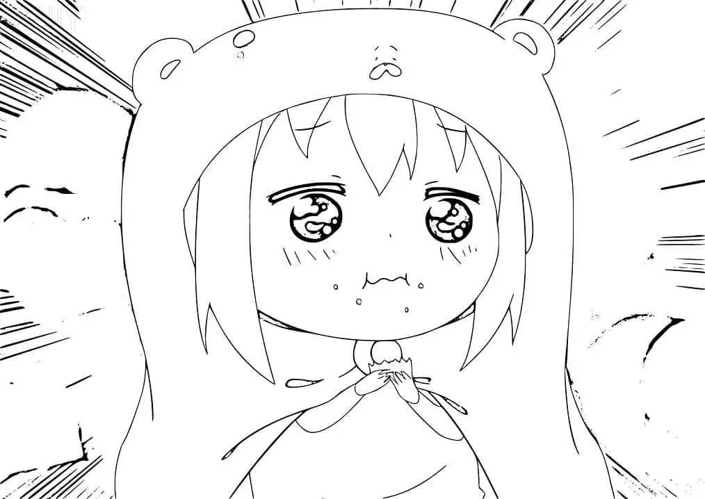 Himouto Umaru chan Coloring Pages 30