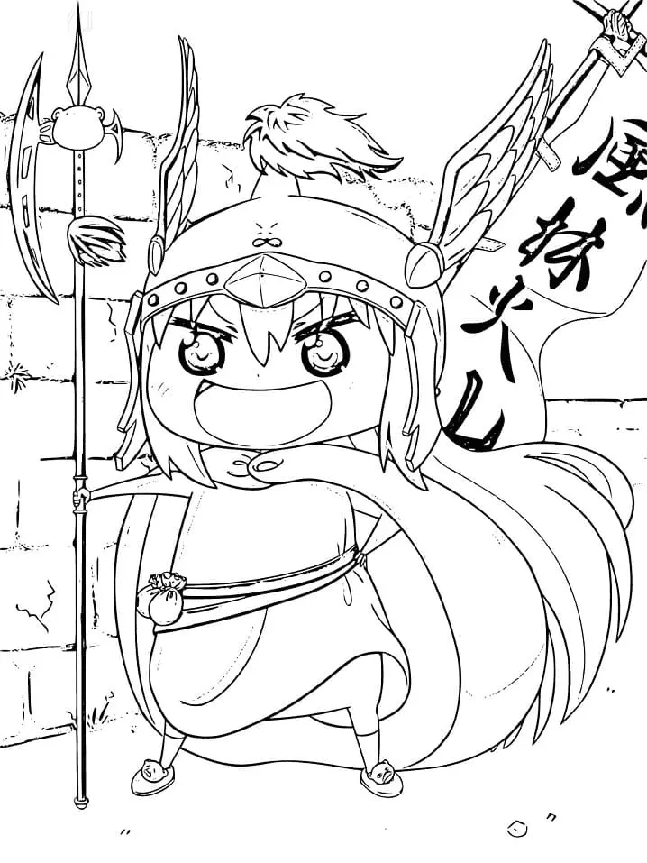 Himouto Umaru chan Coloring Pages 33