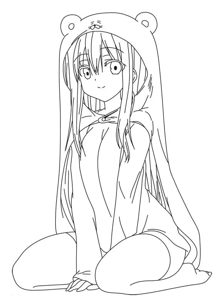 Himouto Umaru chan Coloring Pages 35