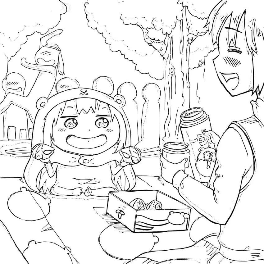 Himouto Umaru chan Coloring Pages 37