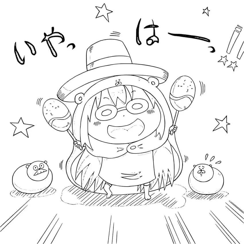 Himouto Umaru chan Coloring Pages 38