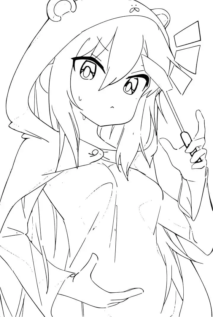 Himouto Umaru chan Coloring Pages 6