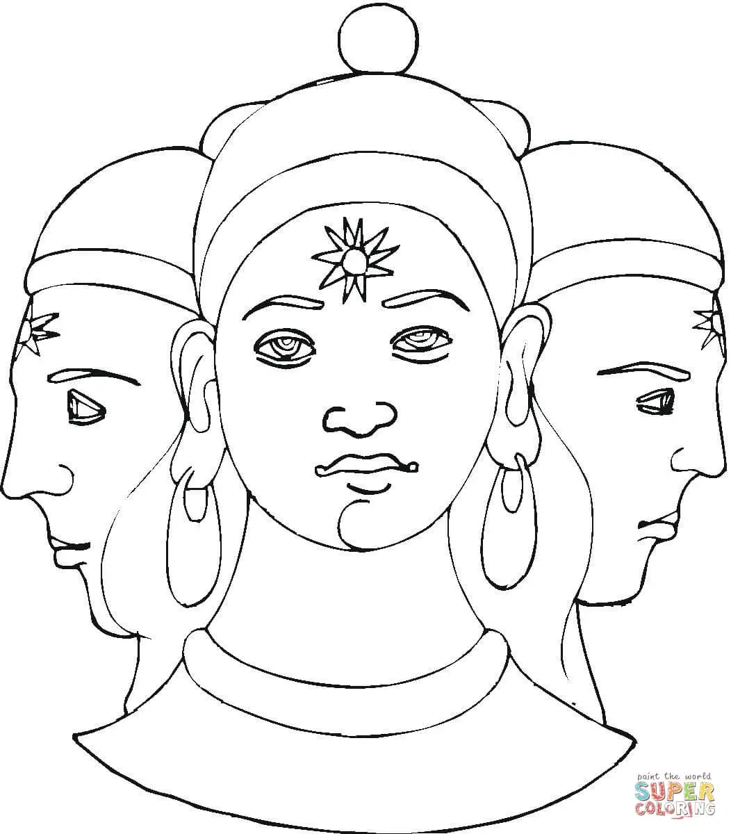 Hinduismus Ausmalbilder 15