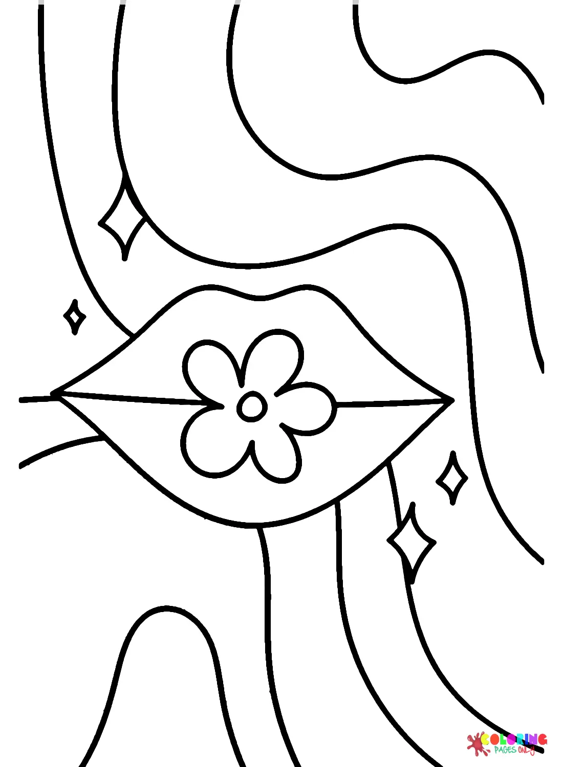 Hippie Ausmalbilder 2