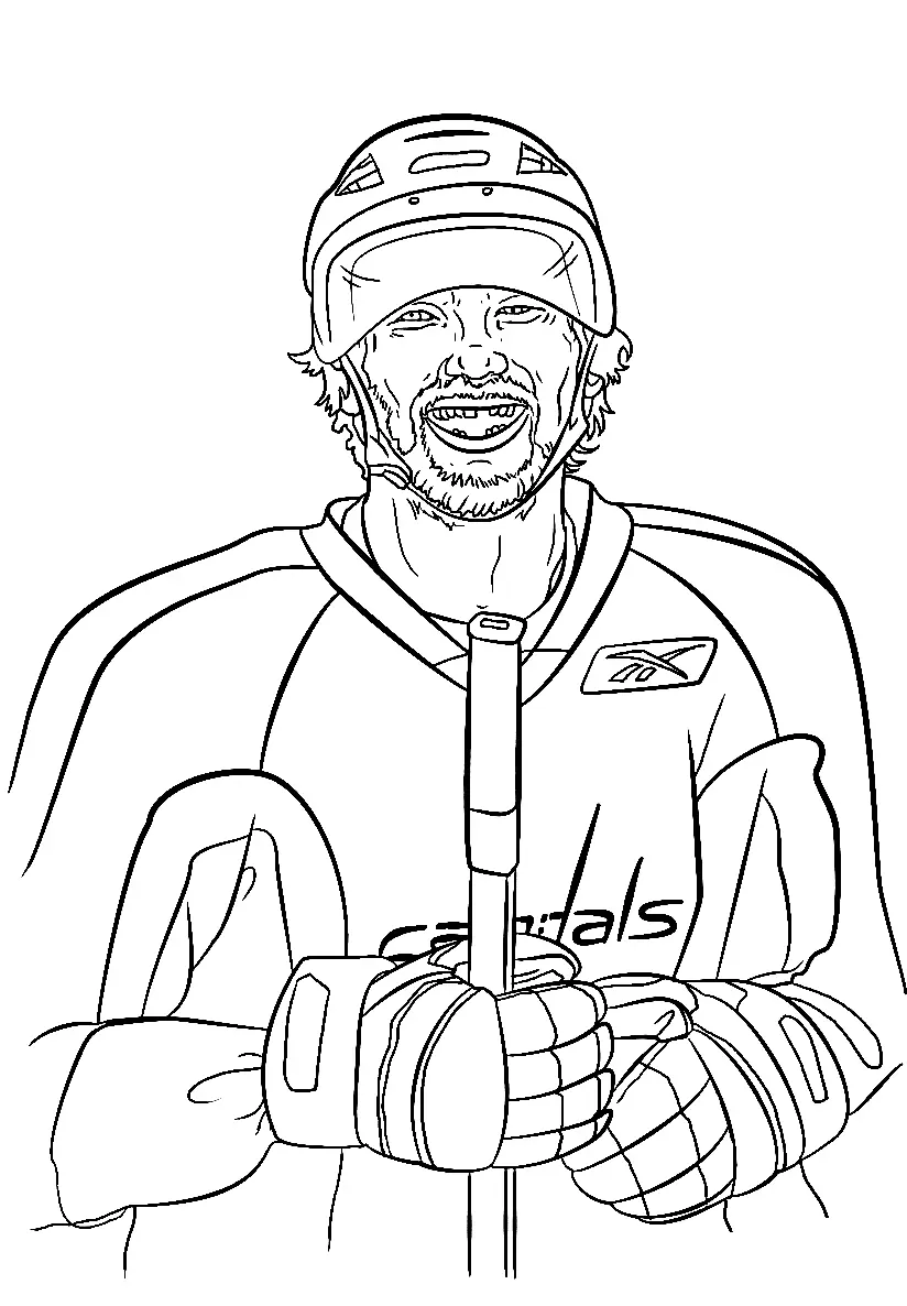 Desenhos de Hoquei Para Colorir 11