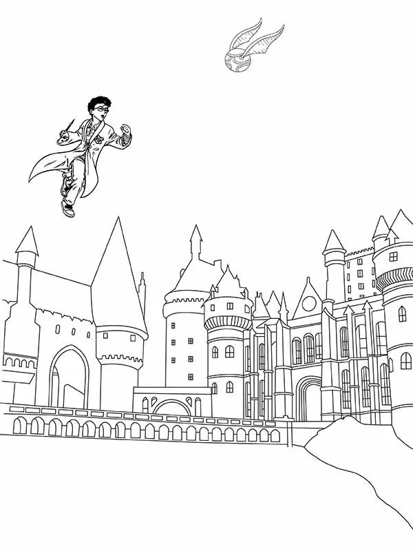 Hogwarts Ausmalbilder 10