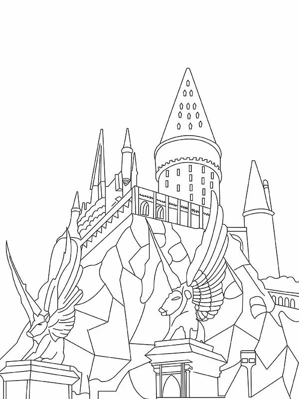 Hogwarts Ausmalbilder 11