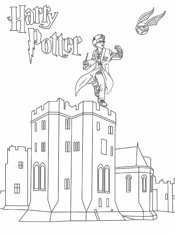 Hogwarts Ausmalbilder 12