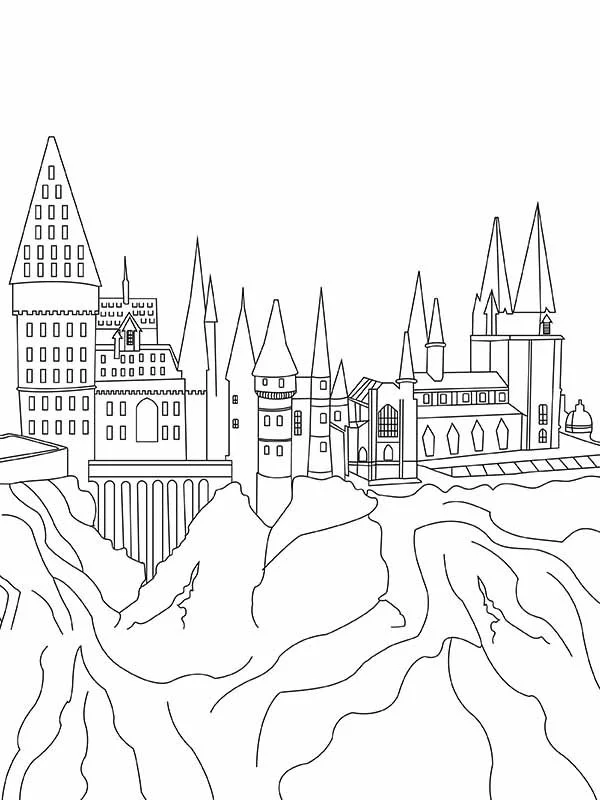 Hogwarts Ausmalbilder 14
