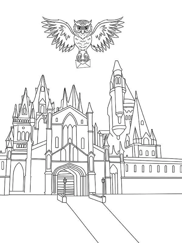 Hogwarts Ausmalbilder 3