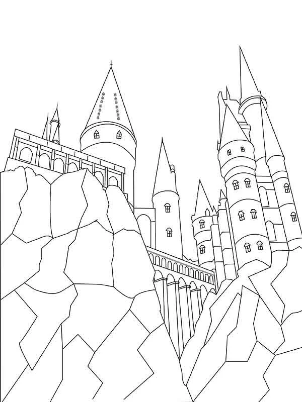 Hogwarts Ausmalbilder 6