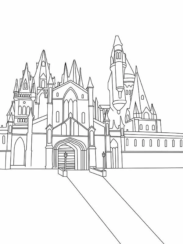 Hogwarts Ausmalbilder 9