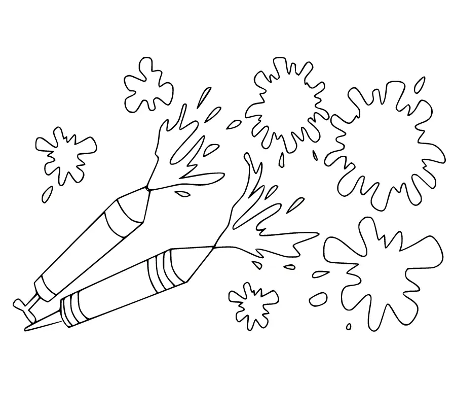 Holi Coloring Pages 6