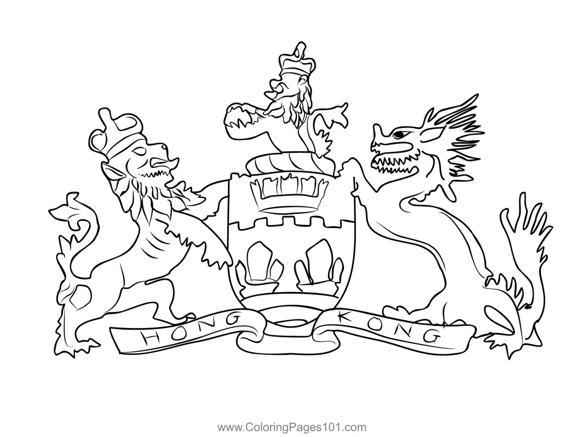 Hong Kong Coloring Pages 6