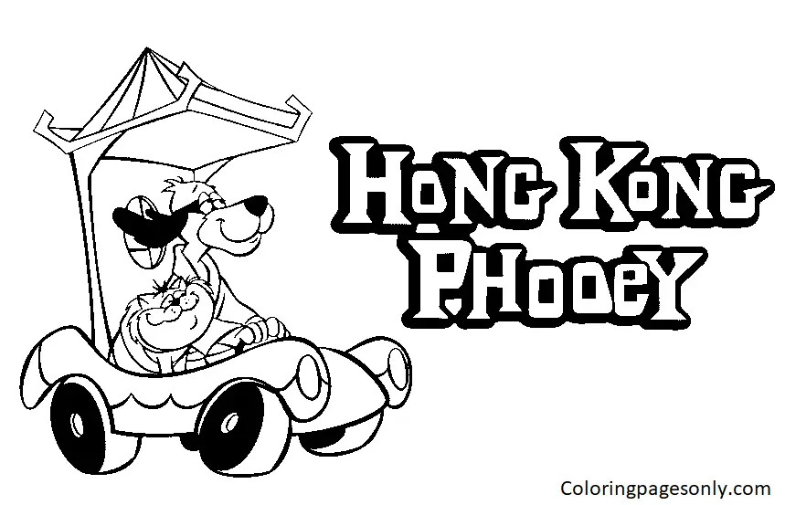 Hong Kong Phooey Coloring Pages 18