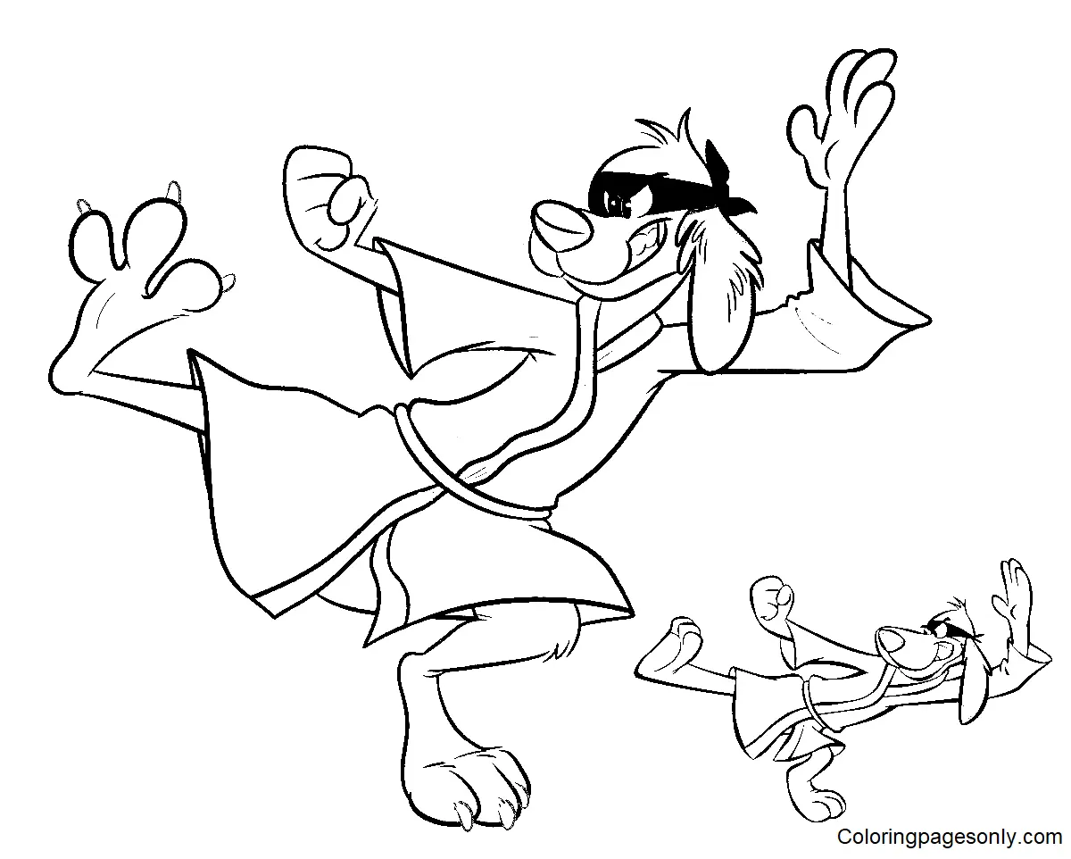 Hong Kong Phooey Coloring Pages 34